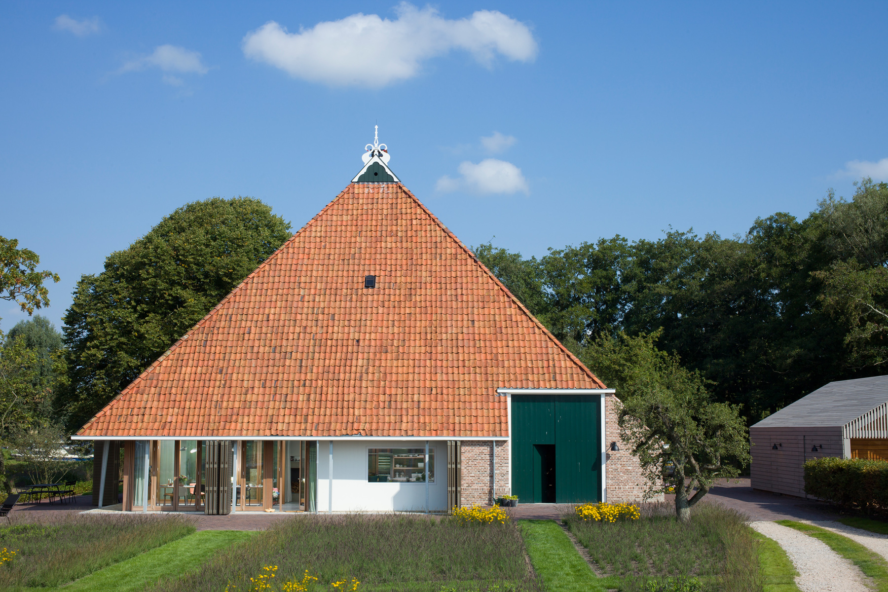 Traditionele Friese dakconstructie